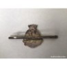 H.M.S. OCEAN-TIE PIN-PIN DE ALFILER-ALFILER DE CORBATA-SILVER-PLATA Y ESMALTADO-ROYAL NAVY.