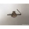H.M.S. OCEAN-TIE PIN-PIN DE ALFILER-ALFILER DE CORBATA-SILVER-PLATA Y ESMALTADO-ROYAL NAVY.
