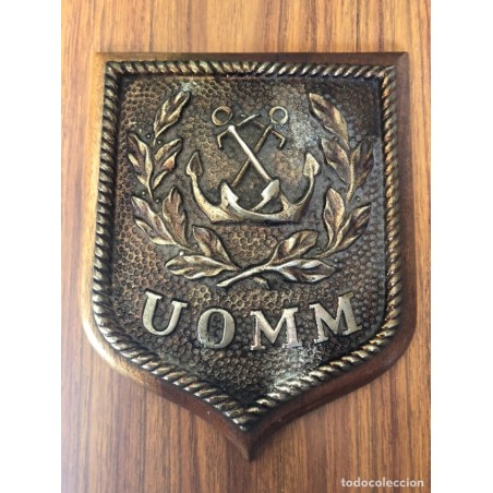 UNION DE OFICIALES DE LA MARINA MERCANTE-UOMM-DISUELTA EN 1977-METOPA MUY RARA.