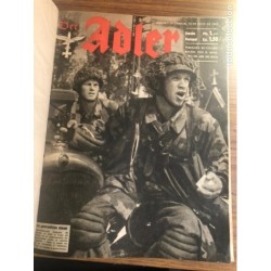 Alemania III Reich-2ª Guerra Mundial-Revista DER ADLER. 9 Numeros del 14 al 22-Año 1943.