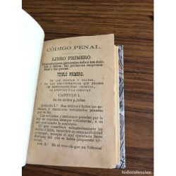 CODIGO PENAL-AÑO 1870.