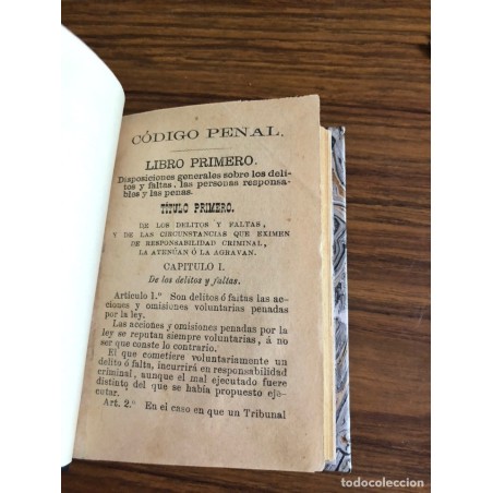 CODIGO PENAL-AÑO 1870.