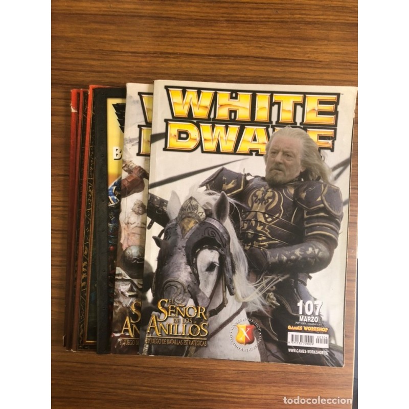 WARHAMMER-WHITE DEWARF -5 REVISTAS.