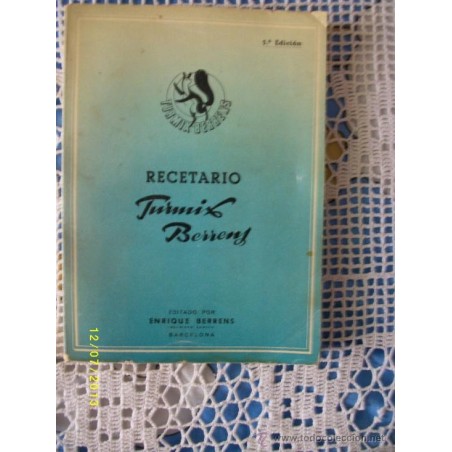 RECETARIO TURMIX BERRENS