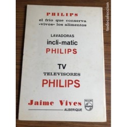 ALBERIQUE. PROGRAMA DE LA FERIA Y FIESTAS DE SAN JUAN. AÑO 1971