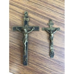 CRUCIFIJOS EN BRONCE ANTIGUOS