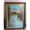 PINTURA AL ÓLEO SOBRE TABLA. FIRMADO COLOMER. PAISAJE.