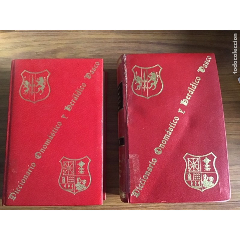 DICCIONARIO ONOMÁSTICO Y HERÁLDICO VASCO-JAIME DE QUEREXETA.TOMO II-III.AÑO 1971 DICCIONARIO ONOMÁSTICO Y HERÁLDICO VASCO-JAIME DE QUEREXETA.TOMO II-III.AÑO 1971