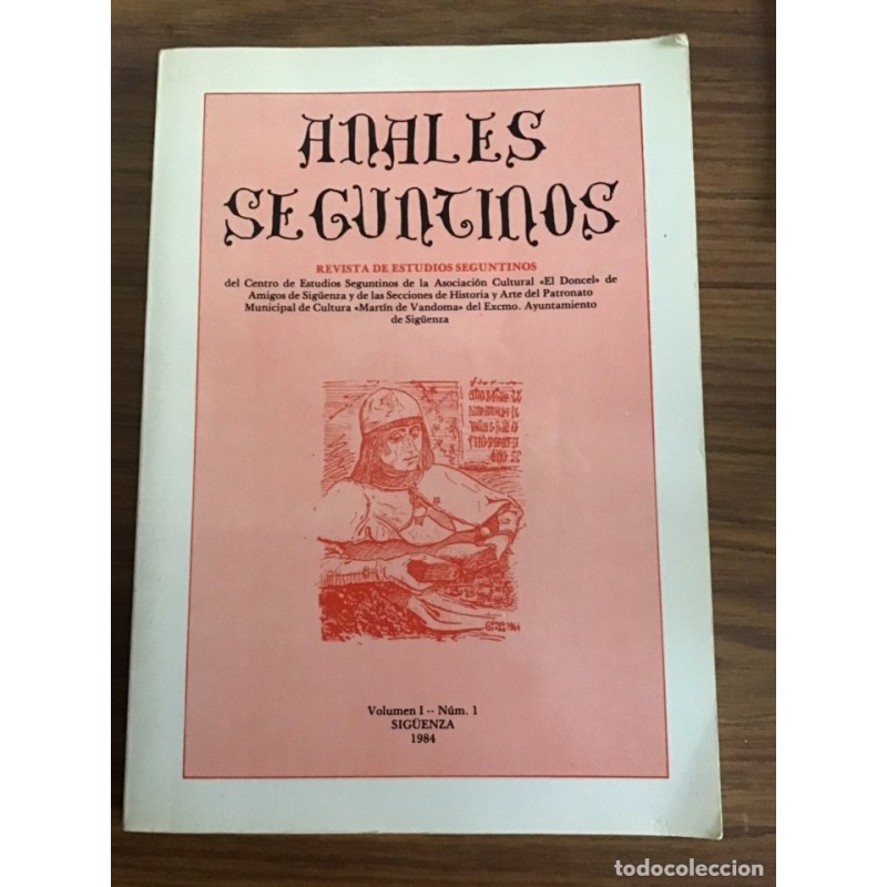 ANALES SEGUNTINOS-VOLUMEN I-NUMERO I-AÑO 1984. ANALES SEGUNTINOS-VOLUMEN I-NUMERO I-AÑO 1984.
