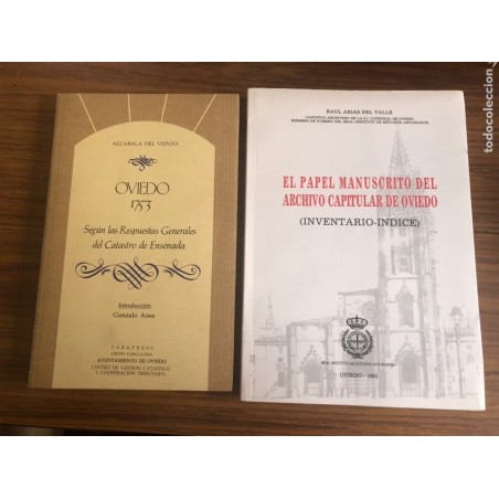 EL PAPEL MANUSCRITO DEL ARCHIVO CAPITULAR DE OVIEDO-OVIEDO 1753-2 LIBROS.