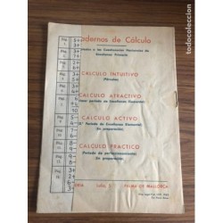 CALCULO ATRACTIVO-EDICIONES PAIDEIA-N°1-PEDRO CERDA-AÑO 1963.