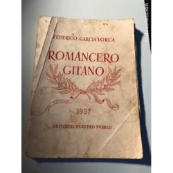 ROMANCERO GITANO - FEDERICO GARCIA LORCA - EDICION AÑO 1937.