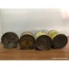 LOTE 4 BOTES DE CHAPA ANTIGUOS