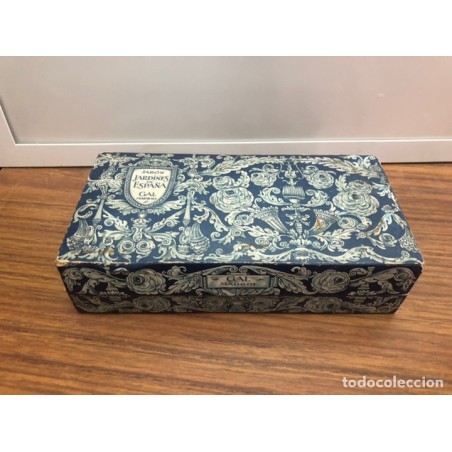 JABON JARDINES DE ESPAÑA-GAL MADRID-CAJITA DE CARTON-SIGLO XX.