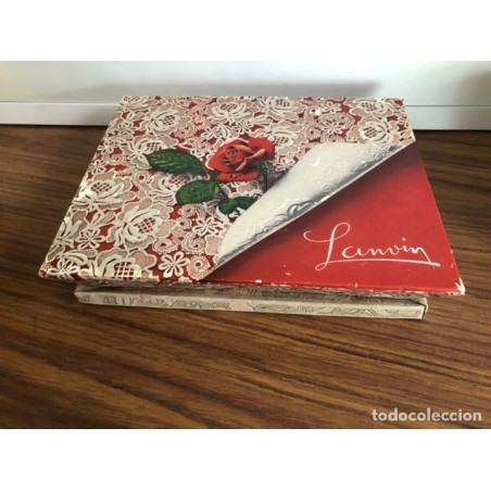 LANVIN-CAJITA ANTIGUA DE CARTON-CARTONNAGES LUROT & CIE-PARIS.