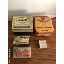 LOTE DE 5 CAJITAS ANTIGUAS DE CARTON.