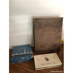 LOTE 3 CAJITAS ANTIGUAS DE CARTON.