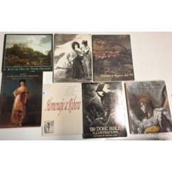 LOTE 7 LIBROS CATALOGOS DE ARTE.