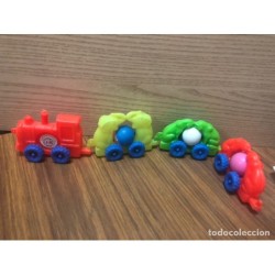 JUGUETES PAYVA-TREN DE PLASTICO CIRCO CON BOLAS-IB-SERVICIO DE AEROPUERTO.