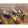 PLAYMOBIL-7 ANIMALES-LEON-LEONA-CEBRAS-ELEFANTES-JIRAFA
