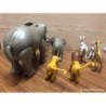 PLAYMOBIL-7 ANIMALES-LEON-LEONA-CEBRAS-ELEFANTES-JIRAFA