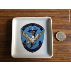 US NAVY- UNITED STATES SEVENTH FLEET-READY POWER FOR PEACE-PLATO PEQUEÑO PORCELANA.