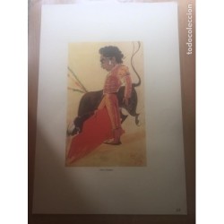 COLECCIÓN DE CARICATURAS DE 20 TOREROS DE ESPAÑA EN 20 LAMINAS DE JOSE LUIS DAVILA.