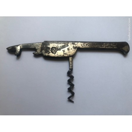 COÑAC CABALLERO-COÑAC DECANO-ANTIGUO SACACORCHOS DE HIERRO.