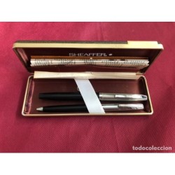 SHEAFFER-BOLIGRAFO Y PLUMA EN ESTUCHE
