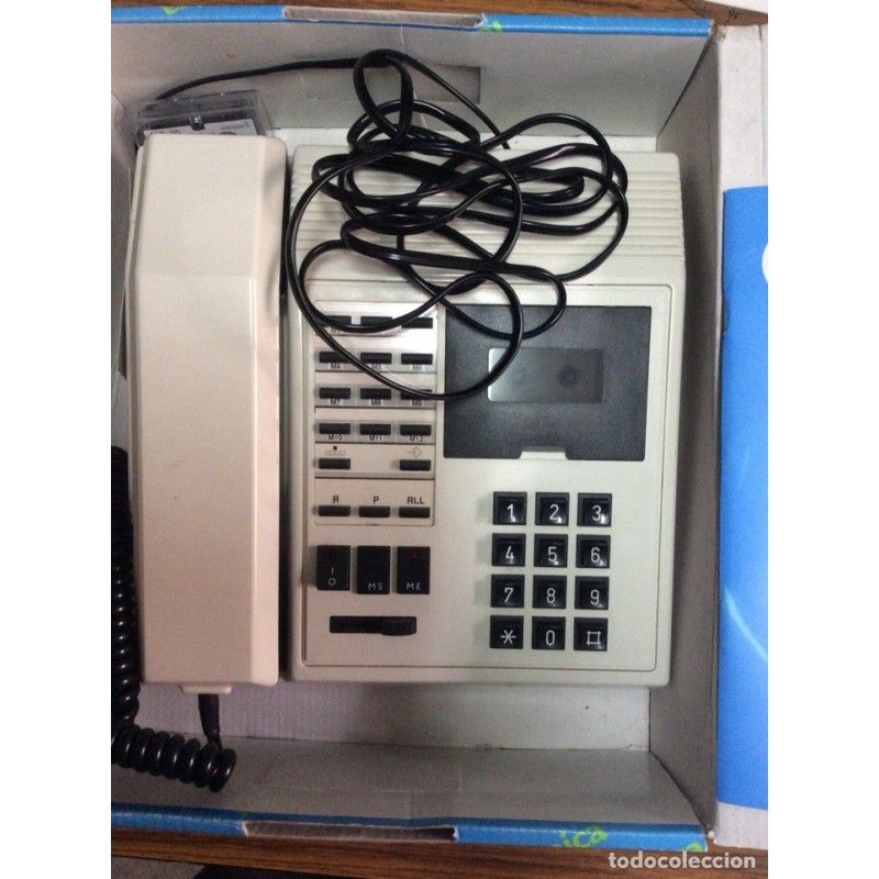 TELÉFONO TEIDE CON CONTESTADOR. BLANCO.MODELO B.TELEFONICA.AÑO 1991.