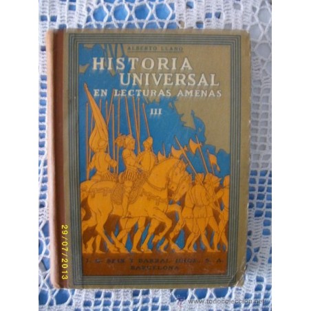 HISTORIA UNIVERSAL EN LECTURAS AMENAS III