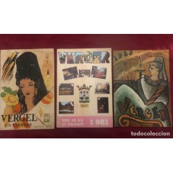 VERGEL FIESTAS. PROGRAMAS DE FIESTAS .AÑOS 1976-1981-1985.