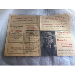 CLUB OASIS-CENTRO CULTURAL Y DEPORTIVO DE LOS EMPLEADOS DE TRANVIAS Y GRAN METRO-BARCELONA-AÑO 1944.