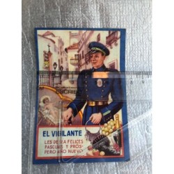 EL VIGILANTE-TARJETA DE FELICITACIÓN.