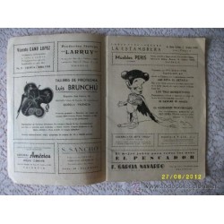 REVISTA FALLERA EL BUNYOL AÑO 1945 XIV Nº14