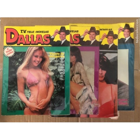 DALLAS-TELENOVELAS-CUATRO PRIMEROS NUMEROS.