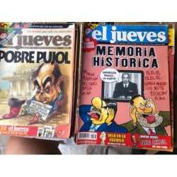 EL JUEVES-REVISTA-LOTE 10 REVISTAS Y LIBRO EL JUEVES DE CABO A RABO