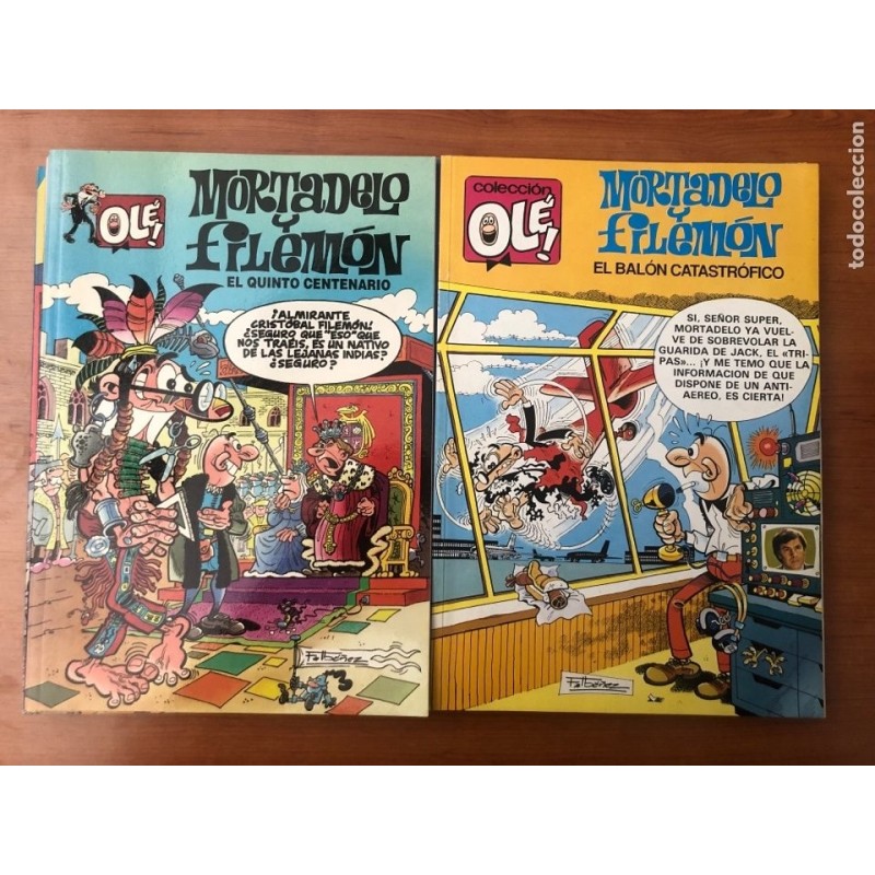 MORTADELO Y FILEMON-COLECCION OLE-EDICIONES B -9 NUMEROS.