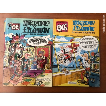 MORTADELO Y FILEMON-COLECCION OLE-EDICIONES B -9 NUMEROS.