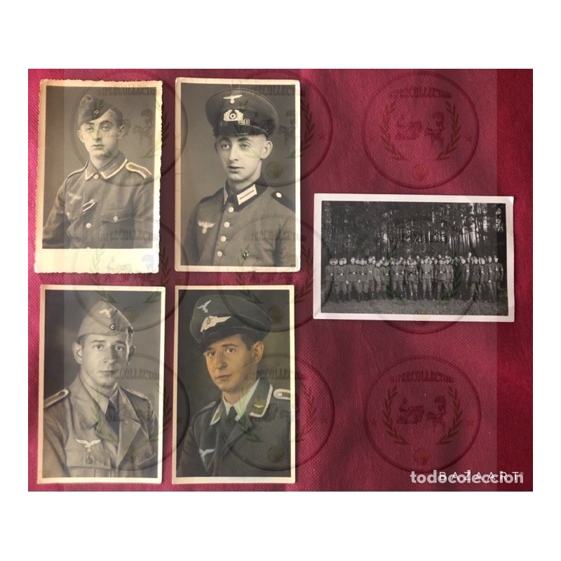 ALEMANIA NAZI. 5 FOTOGRAFIAS MILITARES.