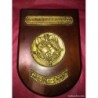 ASOCIACION NAVIERA VALENCIANA 1902-1992.METOPA NAVAL-BRONCE SOBRE MADERA.
