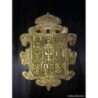 METOPA DE MURCIA- ESCUDO DE LA DIPUTACION DE MURCIA-BRONCE SOBRE MADERA.