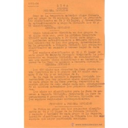 FUTBOL- HISTORIA DEL FÚTBOL ESPAÑOL- ESCRITO A MÁQUINA -DESDE EL AÑO 1931 AL 1960-EXCLUSIVO. UNICO.