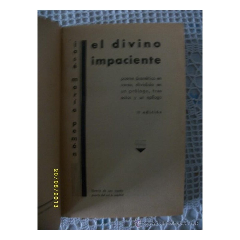 EL DIVINO IMPACIENTE 1933