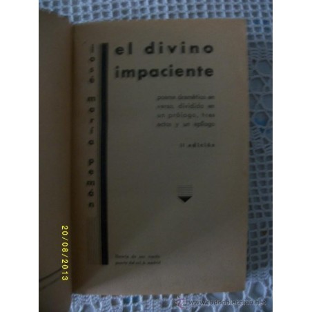 EL DIVINO IMPACIENTE 1933