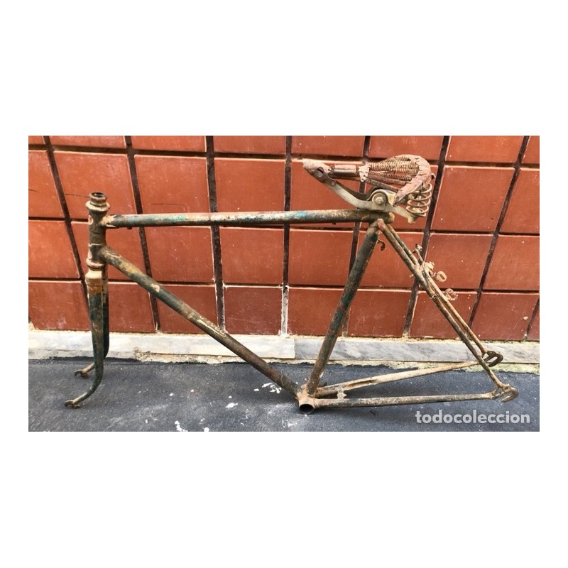 CUADRO DE BICICLETA ORBEA CON SILLIN-ANTIGUO. CUADRO DE BICICLETA ORBEA CON SILLIN-ANTIGUO.