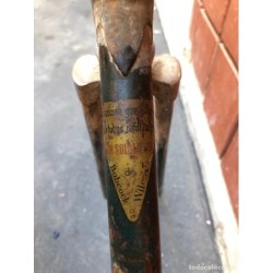 CUADRO DE BICICLETA ORBEA CON SILLIN-ANTIGUO.
