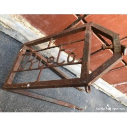 PORTA EQUIPAJES ANTIGUO DE BICICLETA- PRIETO.