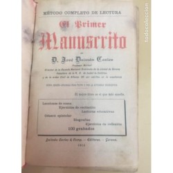 EL PRIMER MANUSCRITO. JOSE DALMAU CARLES. AÑO 1914.