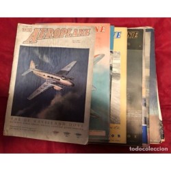 THE AEROPLANE-MAGAZINE-13 REVISTAS AVIACION-AÑOS 1945/46.